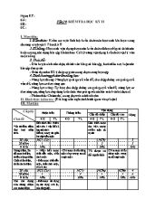 Giáo án Vật lý Lớp 7 - Tiết 29 Kiểm tra học kỳ II - Năm học 2019-2020 - Trường THCS Tân An